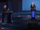 President Donald Trump and Democratic presidential nominee Joe Biden speak the first presidential debate in Cleveland, Ohio, Sept. 29, 2020.