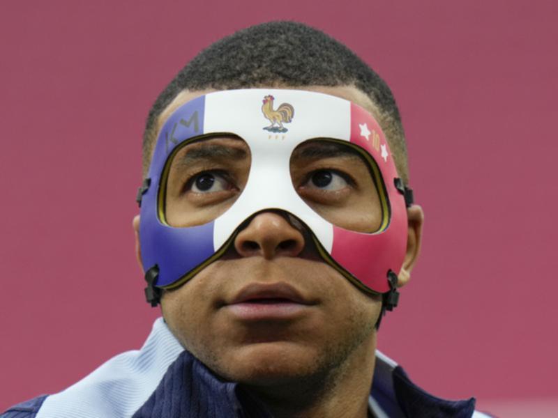 Mbappe in the mask