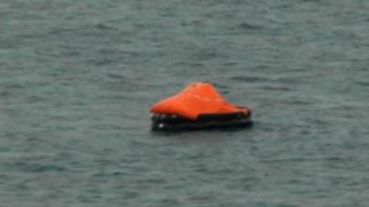 A life raft was dropped into the sea in the vicinity of the missing fisherman near Mahia (file pic). (HANDOUT/Australian Maritime Safety Authority)