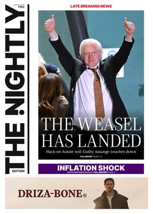 The front page of The Nightly for 26-06-2024