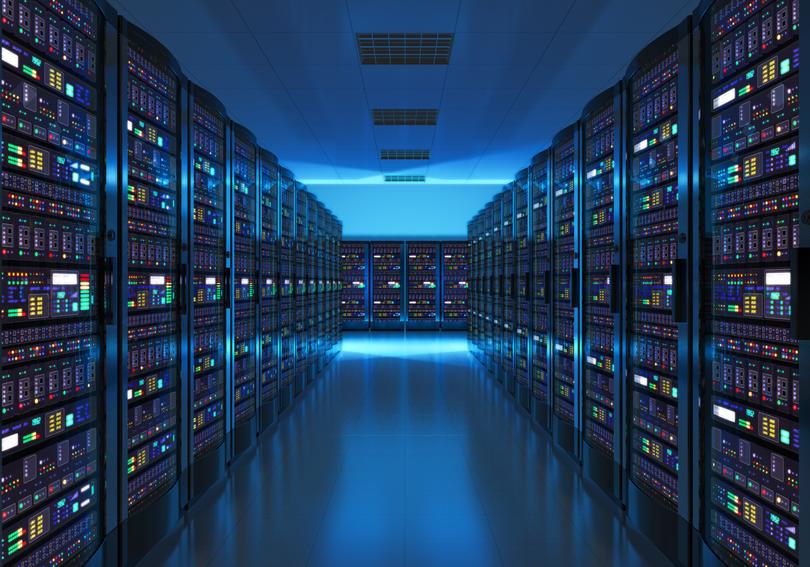 Digital processing is done at data centres. Massive complexes full of rows and rows of huge computers are draining power grids of electricity.