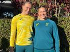 Sisters Teagan and Maddison Levi are keen to play for the Wallaroos at next year's World Cup. (Belad Al-Karkhey/AAP PHOTOS)