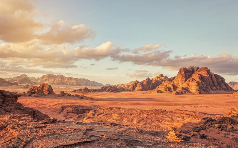 Wadi Rum desert, Jordan, is used as the backdrop for many science fiction movies including, most recently, Dune: Part Two