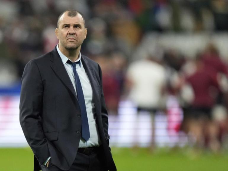 Coach Michael Cheika's next gig will be in England where he will take charge of Leicester Tigers. (AP PHOTO)