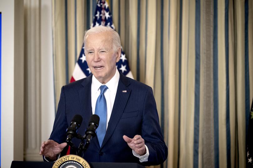 Trump and his campaign are eager to train their attacks on President Biden. 