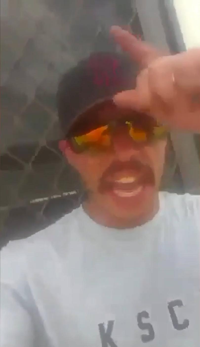 Jake Peters, boyfriend of Missing woman Angie fuller in Alice Springs made several bazaar video posts
