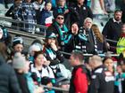 Port fans give head coach Ken Hinkley some advice as he leaves the field after the Brisbane loss.  (Matt Turner/AAP PHOTOS)