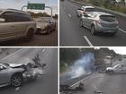 A tailgater was involved in a massive crash on the Bruce Hwy on the Sunshine Coast.