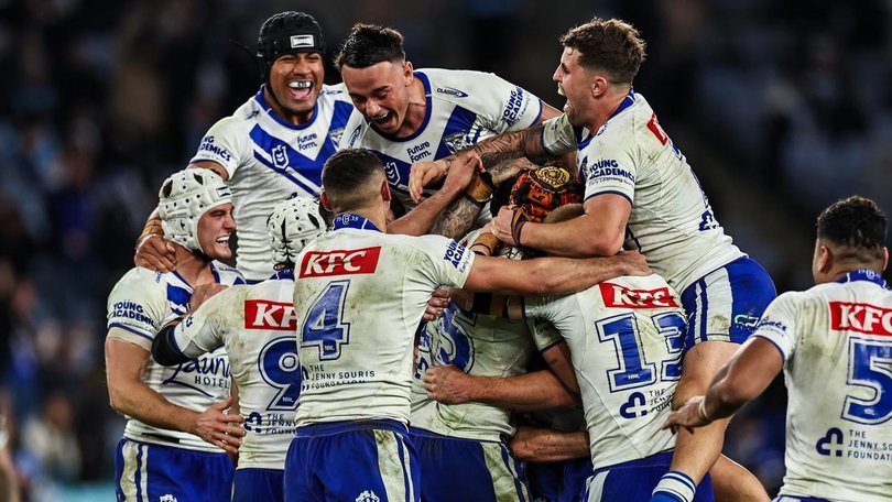 Canterbury lost an early lead but fought back to beat Cronulla in a thriller. (Mark Evans/AAP PHOTOS)