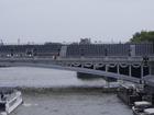 A tourist barge passes under the Alexandre III bridge on the still contaminated River Seine. (AP PHOTO)