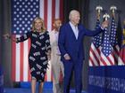 US President Joe Biden has told a rally "I don't debate as well as I used to" but aims to win. (AP PHOTO)