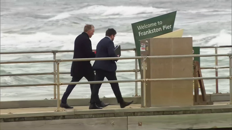 A murder investigation is underway at Frankston Pier.