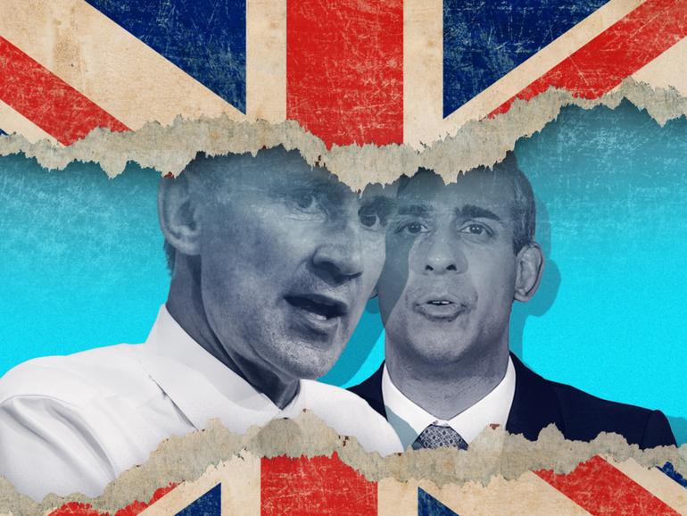 Jeremy Hunt and Rishi Sunak are facing a potential Labour landslide when Brits go to the polls on July 4.