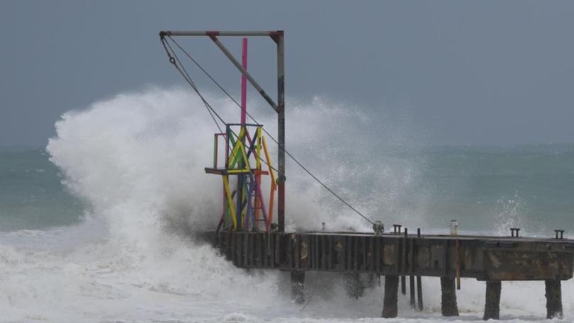 Hurricane Beryl has made landfall in the Caribbean where residents are being told to act now. (AP PHOTO)