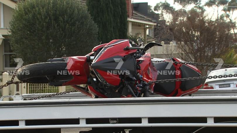 The motorbike rider has not been formally identified.