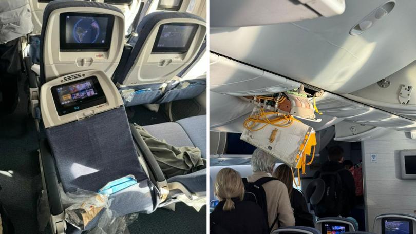 Thirty passengers were injured when a flight from Spain to Uruguay experienced strong turbulence.