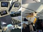 Thirty passengers were injured when a flight from Spain to Uruguay experienced strong turbulence.