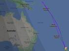 The Air New Zealand flight turned around 4.5 hours into its trip.
