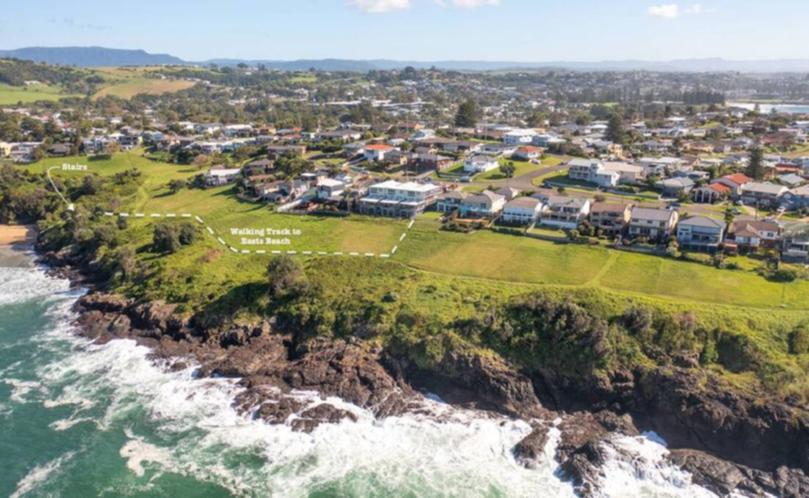 The home at 83 Tingira Crescent, Kiama has a price guide in the mid-$3 million range.