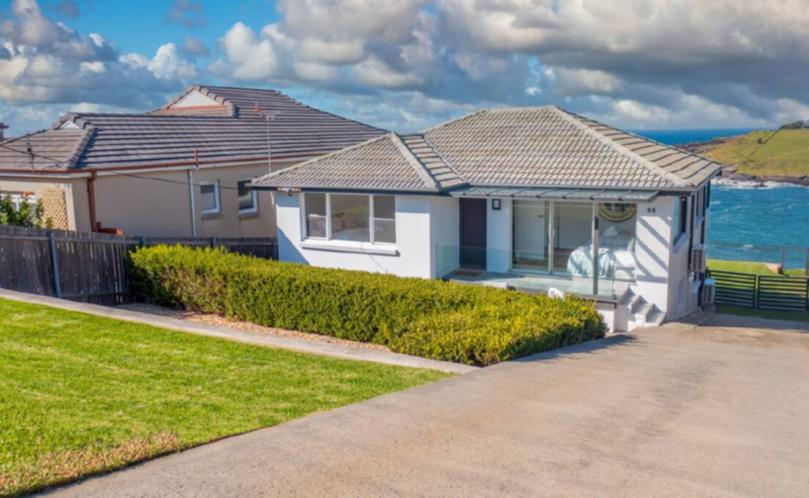 The home at 83 Tingira Crescent, Kiama has a price guide in the mid-$3 million range.