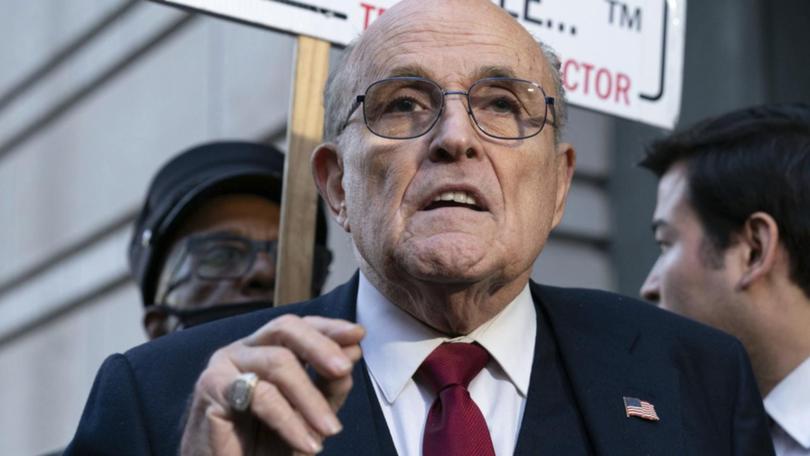 Rudy Giuliani has said he believed his statements about election fraud claims were true.
