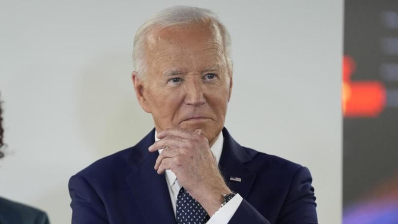 US President Joe Biden's team have been trying to reassure donors he is the best Democrat candidate. (AP PHOTO)