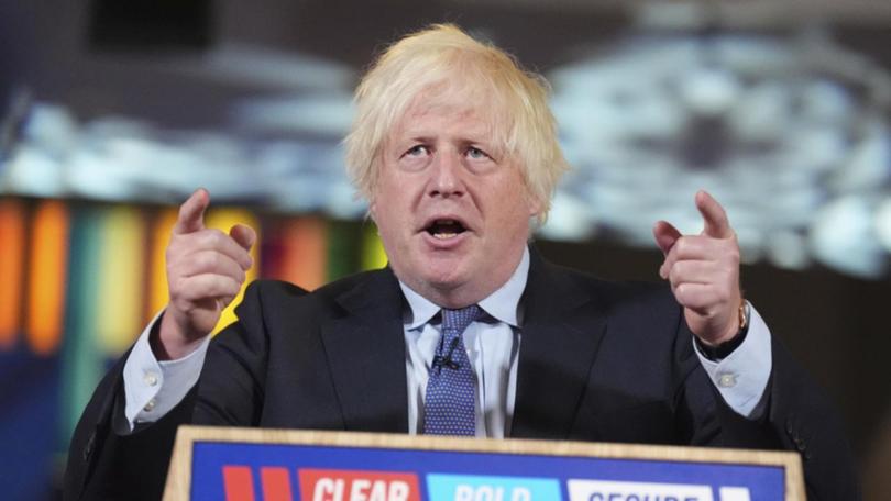 Boris Johnson warned Labour would use a sledgehammer to destroy what the Conservatives have built. 