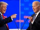 Joe Biden stammered throughout the debate and failed to challenge Donald Trump's attacks. 