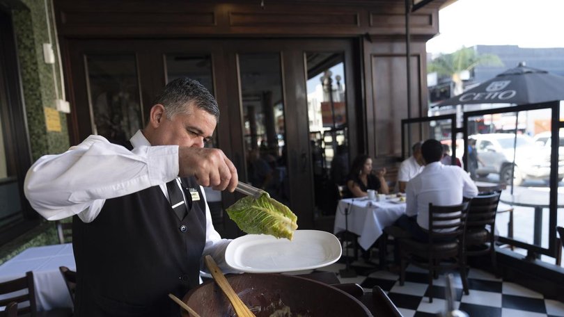 About 35 per cent of US restaurants have Caesar salad on their menus, as the classic dish turns 100. (AP PHOTO)