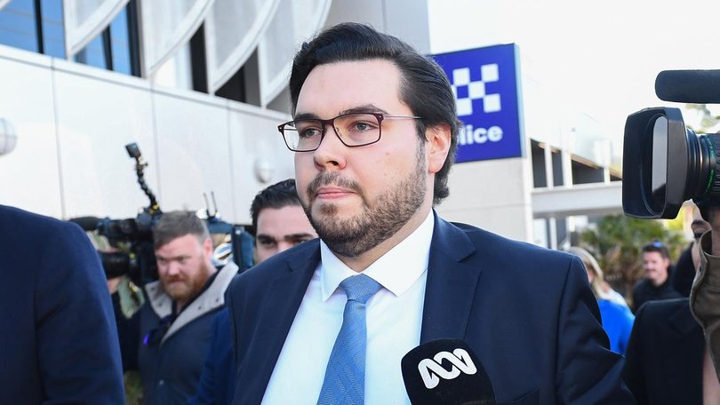 Ex-Liberal staffer Bruce Lehrmann will stand trial in Queensland on two rape charges. (Jono Searle/AAP PHOTOS)