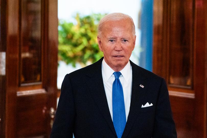 President Joe Biden prepares to speak Monday at the White House. Since Thursday's debate, he has appeared in public four times. 