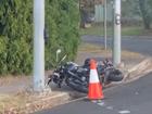A man has died days after he was involved in a horror motorbike crash in Toowoomba.