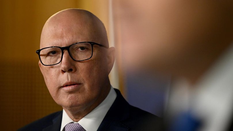 Opposition Leader Peter Dutton will rally the party faithful in Queensland this weekend. (Bianca De Marchi/AAP PHOTOS)