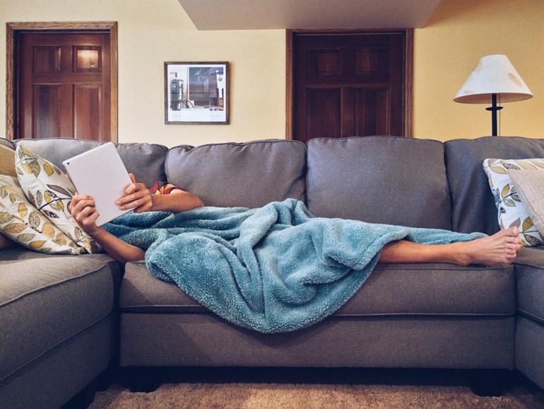 Spending the day on the couch may do more harm than good.