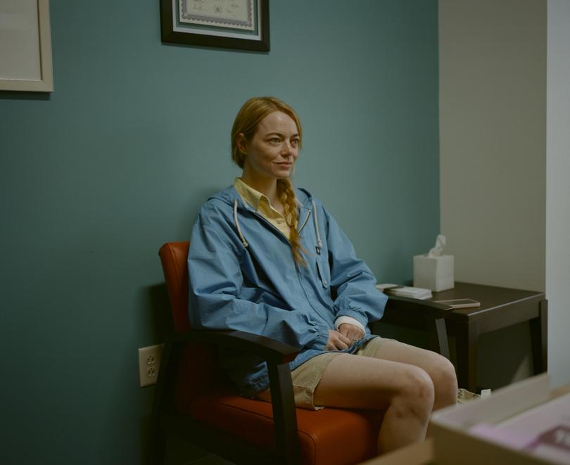 Emma Stone in KINDS OF KINDNESS. Photo by Yorgos Lanthimos. Courtesy of Searchlight Pictures.  2024 Searchlight Pictures All Rights Reserved