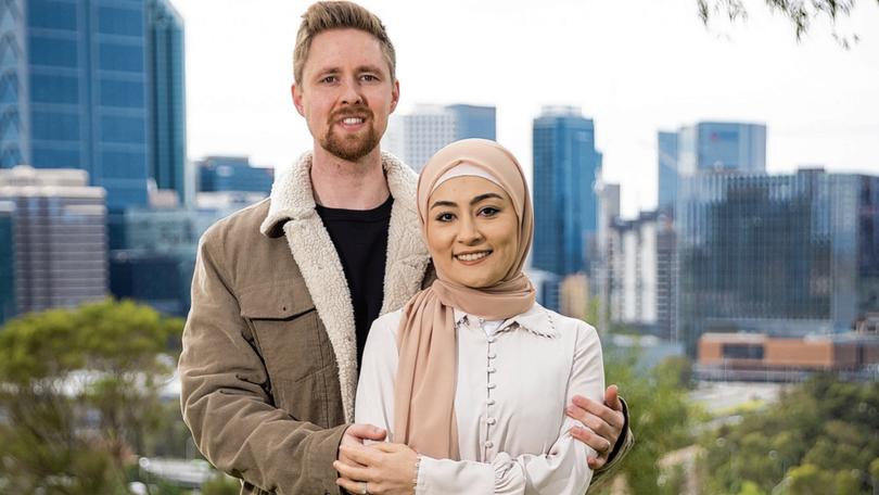 Senator Fatima Payman’s decision to leave the party has spurred the Muslim Vote movement to find independent candidates to represent communities with a large Muslim population. Pictured with her husband Jacob Stokes.