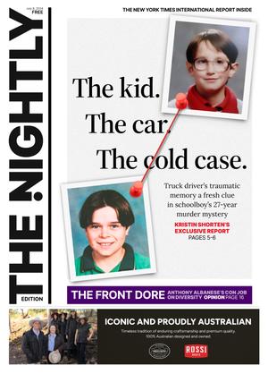 The front page of The Nightly for 08-07-2024