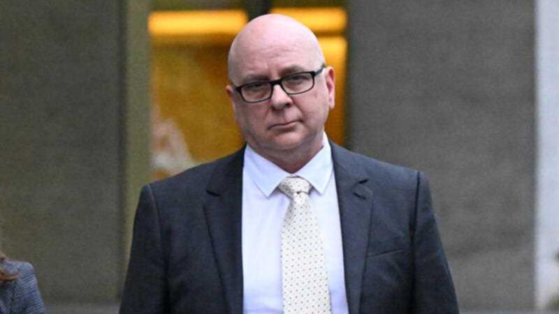 Anthony John Clowes has pleaded not guilty to allegedly raping a female colleague after they both attended a Christmas party in 1999.