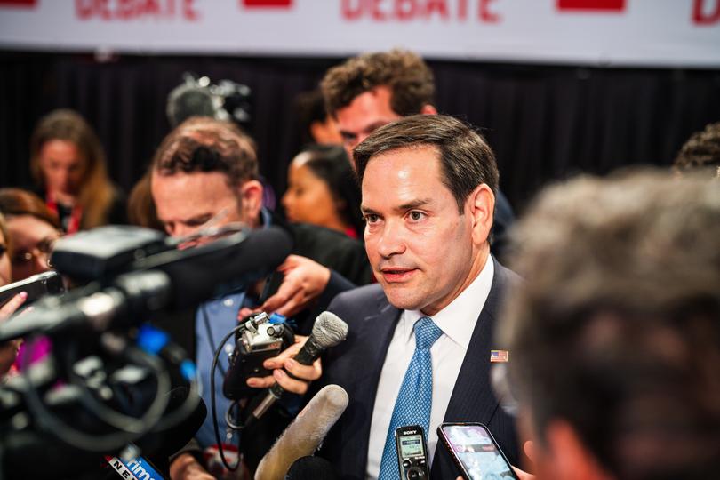 Talks about a running mate for Donald Trump have narrowed in on Sens. Marco Rubio (R-Fla.), above, and J.D. Vance (R-Ohio), but Trump was said to be recently discussing other candidates in private.