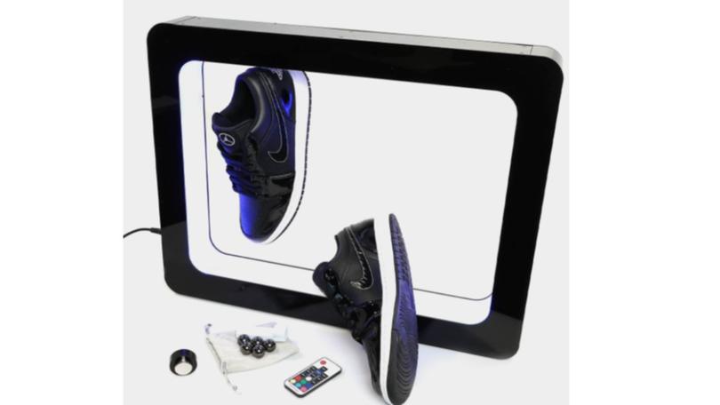 The sneakers and display both contain high-powered magnets which can cause hazards such as injuries.