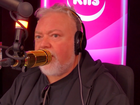 Kyle Sandilands found out he lost his licence while live on air on Tuesday morning.
