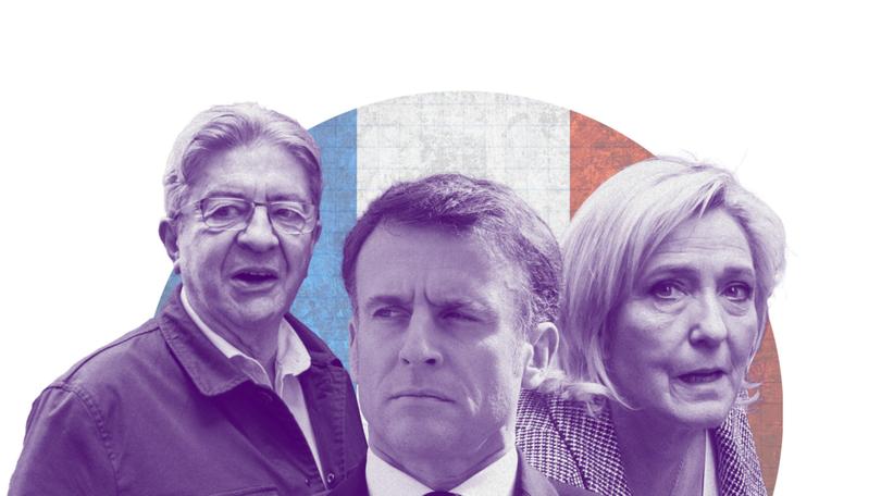 Jean-Luc Melenchon, French President Emmanuel Macron and National Rally MP Marine Le Pen could be part of the struggle for power in post-election France.