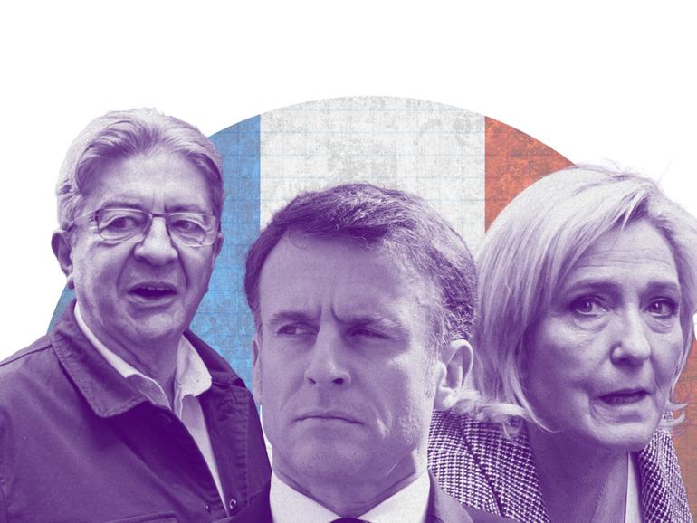 Jean-Luc Melenchon, French President Emmanuel Macron and National Rally MP Marine Le Pen could be part of the struggle for power in post-election France.