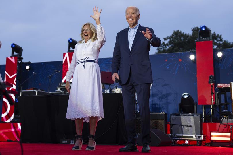 The Bidens on the campaign trail. 