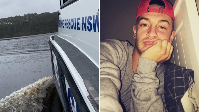 A major search for a missing man who was thrown overboard when a boat overturned at Lake Macquarie has been suspended.