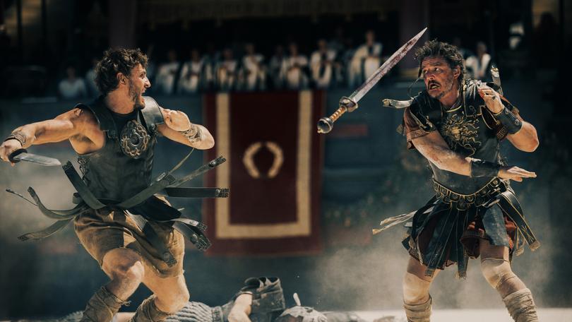 Gladiator II is in cinemas on November 14.