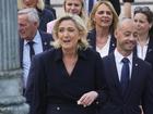 "We find ourselves in a quagmire," far-right leader Marine Le Pen said as she arrived at parliament. (AP PHOTO)