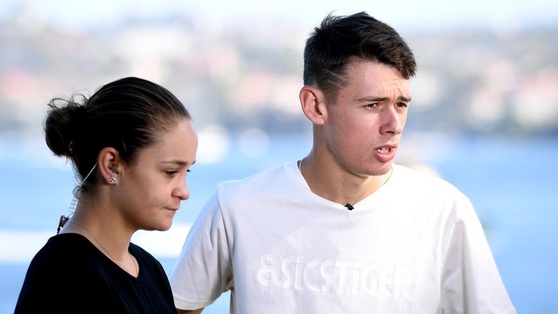 Ash Barty has been left "broken" by the news of Alex de Minaur's Wimbledon-ending injury.