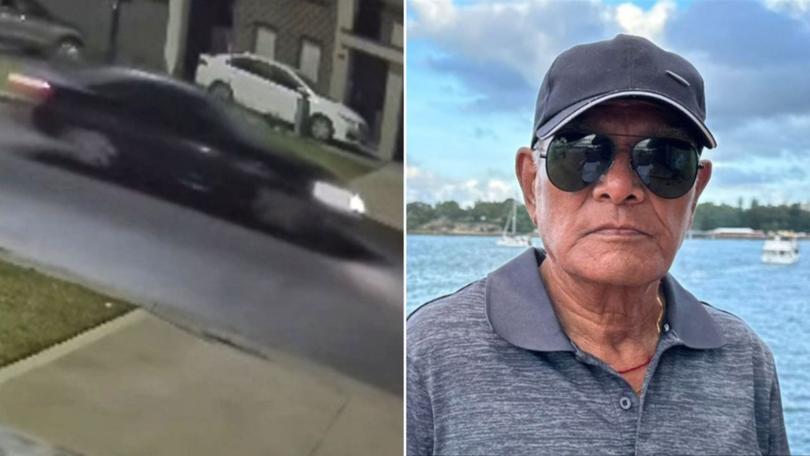Damodar Shrestha, 79, was allegedly struck from behind by a car that failed to stop.