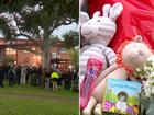 Hundreds of mourners turned up to show their support for the victims of the Lalor Park fire.